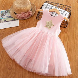 Children Formal Clothes Kids Fluffy Cake Smash Dress Girls Clothes