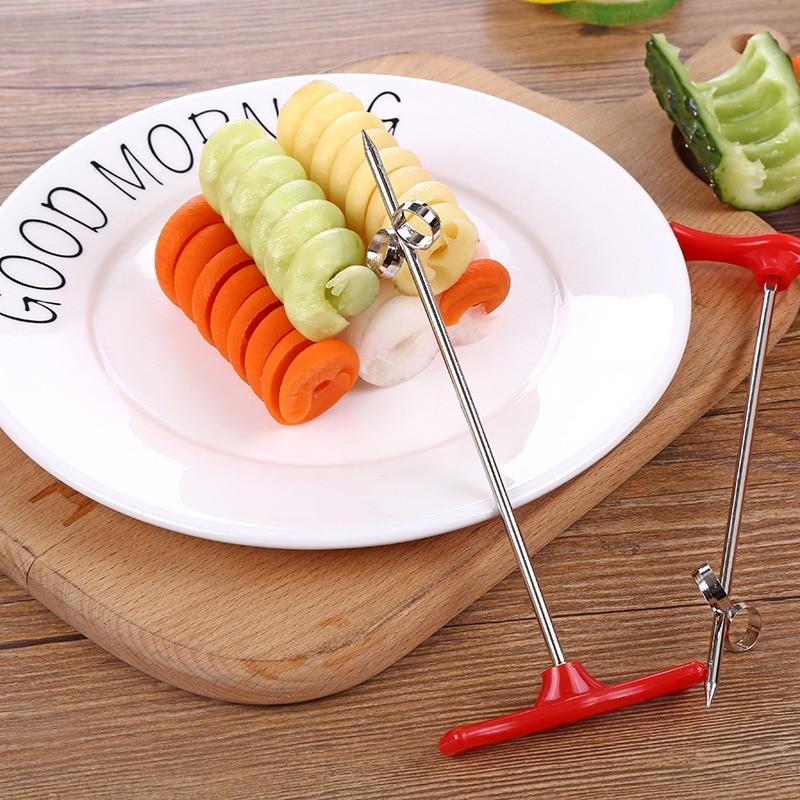 Vegetables Spiral Knife Carving Tool Salad Chopper