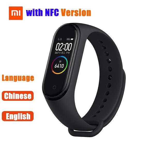 2019 Original Xiaomi Mi Band 4 Smart Wristband 3 Color AMOLED Screen Mi Band 4 Global version Heart Rate Fitness Music Bracelet