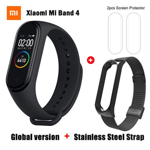 2019 Original Xiaomi Mi Band 4 Smart Wristband 3 Color AMOLED Screen Mi Band 4 Global version Heart Rate Fitness Music Bracelet