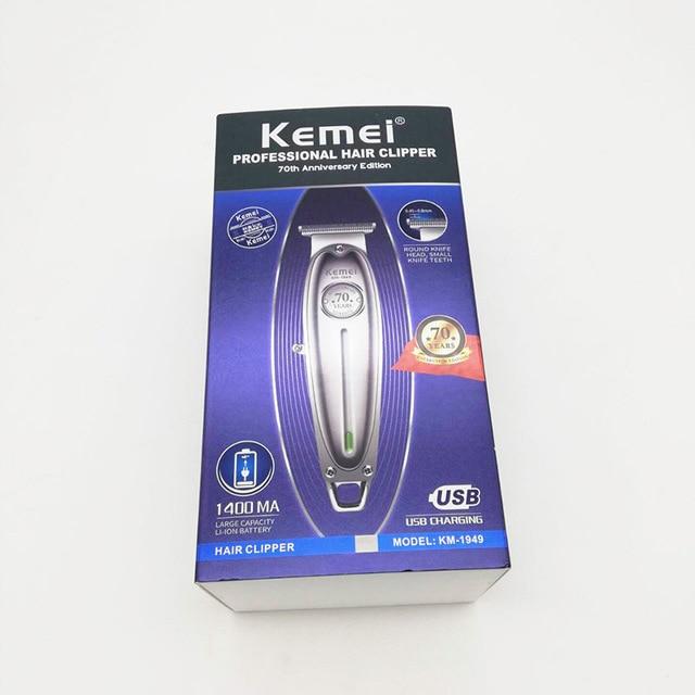 Kemei 1949 Professional Hair Clipper All Metal Men Electric Cordless Hair Trimmer
