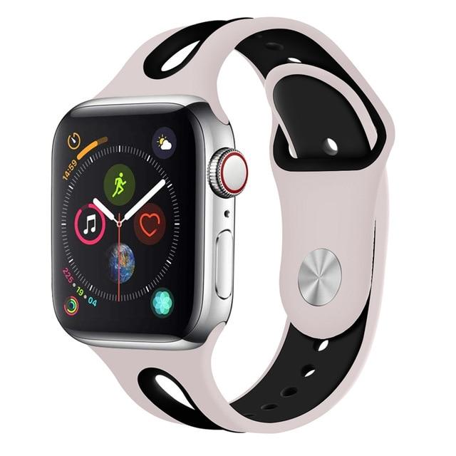 Watch Band For Apple Watch Band 42mm 38mm 44mm 40mm Strap Silicone Iwatch Bands For Apple Watch Series 5/4/3/2/1 81003