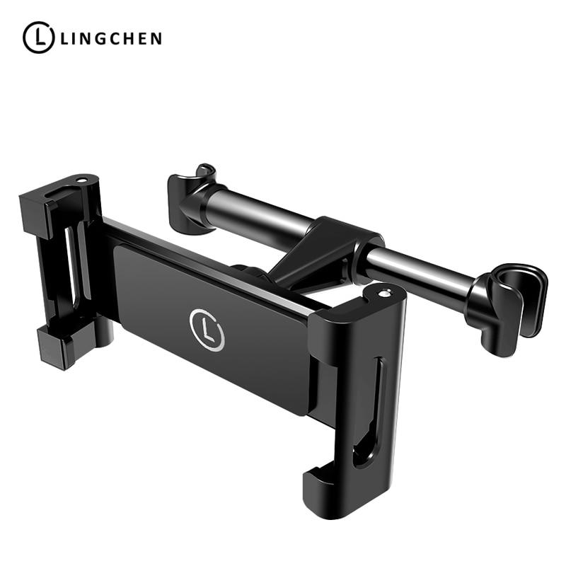 LINGCHEN Car Tablet Stand Adjustable 4.7-12.9 inch Phone Stand Mount Universal Back Seat Headrest for iPad Tablet Holder in Car