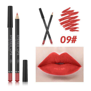 12Color Professional Lipstick Pencil Lip Liner Waterproof Makeup Lip Long Lasting Smooth Lip Liner Pencil Cosmetics Makeup Pen