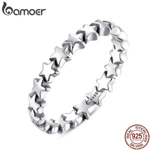 925 Stackable Finger Ring For Women Wedding