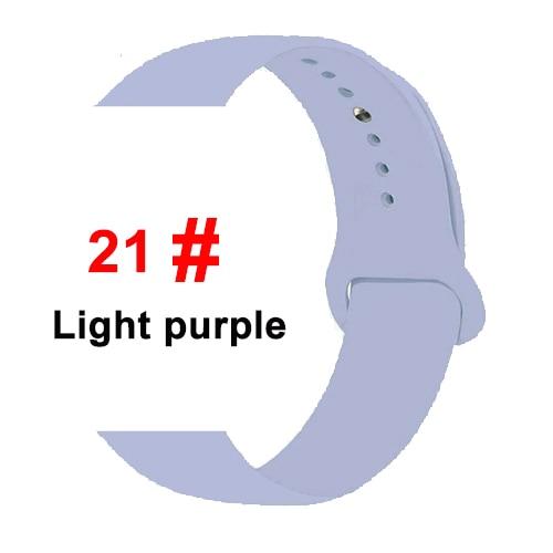 Sports Soft Silicone Strap For Apple Watch Band 44mm 40mm Series 5 4 Watch Bracelet for iWatch Band 38mm 42mm 3 2 1 Accessories