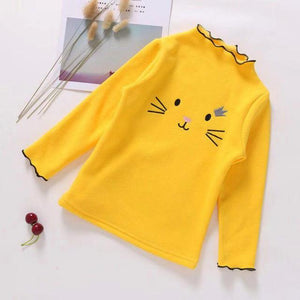 Spring Autumn Girls T Shirt Cotton Tops For Kids Cartoon Children Shirts