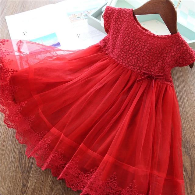 Girls Dresses Fashion Girl Dress Lace Floral Design Baby Girls Dress