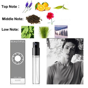 3ML Women Men Perfume Long-Lasting Atomizer Bottle Glass Fashion Lady Female Parfum