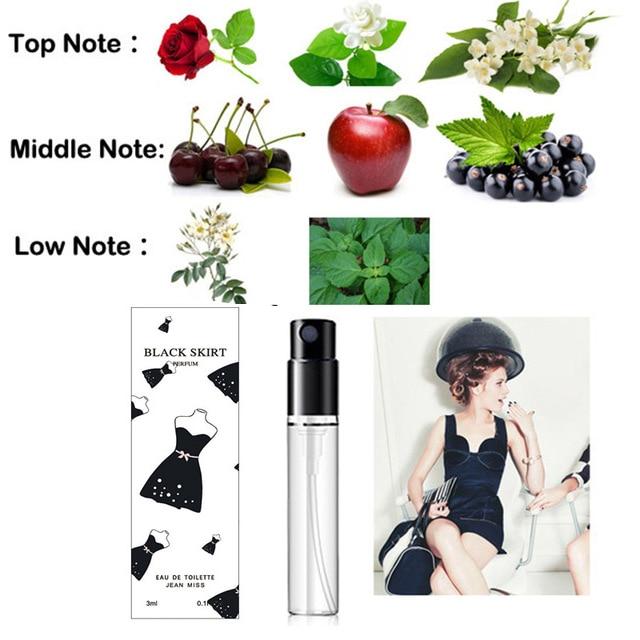 3ML Women Men Perfume Long-Lasting Atomizer Bottle Glass Fashion Lady Female Parfum