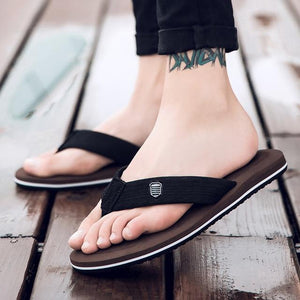Korean big size Tide Slippers Men Non-slip Cool Flip-Flops