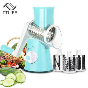 TTLIFE Vegetable Cutter Round Mandoline Slicer