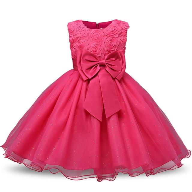 Princess Flower Girl Dress Summer Tutu Wedding Birthday Party Kids Dresses