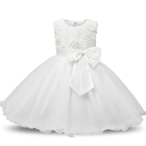 Princess Flower Girl Dress Summer Tutu Wedding Birthday Party Kids Dresses