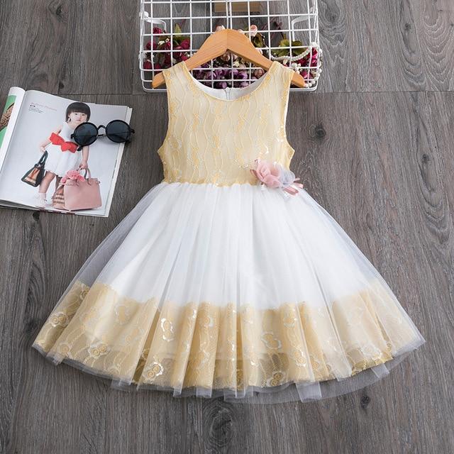 Kids Dresses For Girls Long Sleeve Deer Snowflake Print Dress