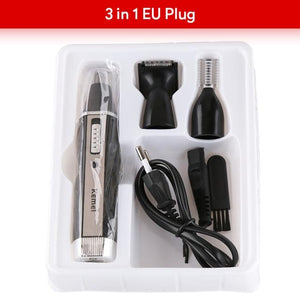 4 in 1 Rechargeable Men Electric Nose Ear Hair Trimmer