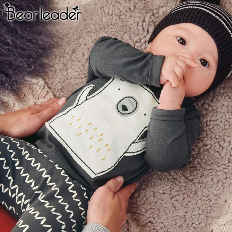 Bear Leader Boy Clothing Sets Long Sleeve Boy Kids Clothes Set