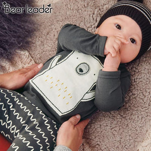 Bear Leader Boy Clothing Sets Long Sleeve Boy Kids Clothes Set