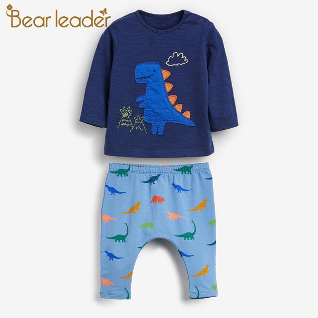 Bear Leader Boy Clothing Sets Long Sleeve Boy Kids Clothes Set