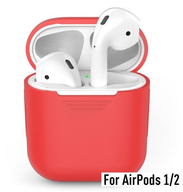 TPU Silicone Bluetooth Wireless Earphone Case For AirPods Protective Cover Skin Accessories For Apple Air Pods Charging Box