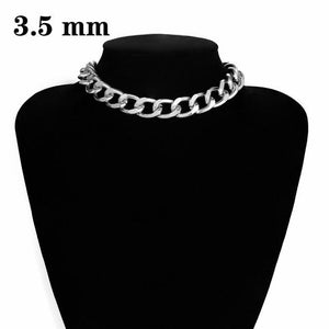 Ingemark Punk Miami Cuban Choker Necklace Collar