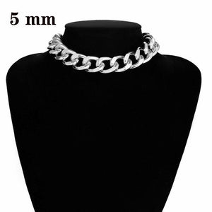 Ingemark Punk Miami Cuban Choker Necklace Collar