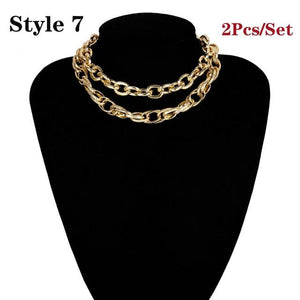 Ingemark Punk Miami Cuban Choker Necklace Collar