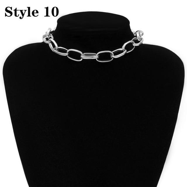 Ingemark Punk Miami Cuban Choker Necklace Collar