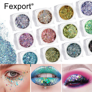 Eye Sequins Glitter Eye Shadow Powder Face Lips Eyes Makeup Beauty Cosmetics Nail Aret Shinning Spark Powder Maquillajes TSLM2