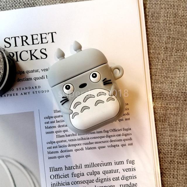 For Airpods 2 Case Silicone Stitch Cartoon Cover case for air pods Cute Earphone Case 3D Headphone case for Earpods Accessories