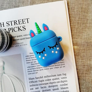 For Airpods 2 Case Silicone Stitch Cartoon Cover case for air pods Cute Earphone Case 3D Headphone case for Earpods Accessories