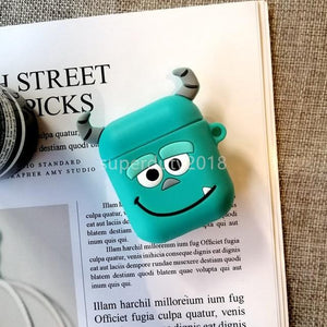 For Airpods 2 Case Silicone Stitch Cartoon Cover case for air pods Cute Earphone Case 3D Headphone case for Earpods Accessories