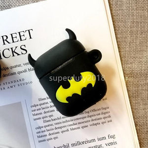 For Airpods 2 Case Silicone Stitch Cartoon Cover case for air pods Cute Earphone Case 3D Headphone case for Earpods Accessories