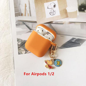 Cute Cherry Dog Silicone Case for Apple Airpods Pro Case Air pods Accessories Bluetooth Earphone Headphone Protective Cover