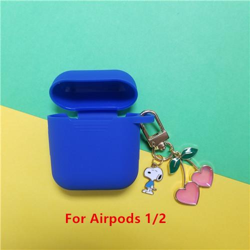 Cute Cherry Dog Silicone Case for Apple Airpods Pro Case Air pods Accessories Bluetooth Earphone Headphone Protective Cover