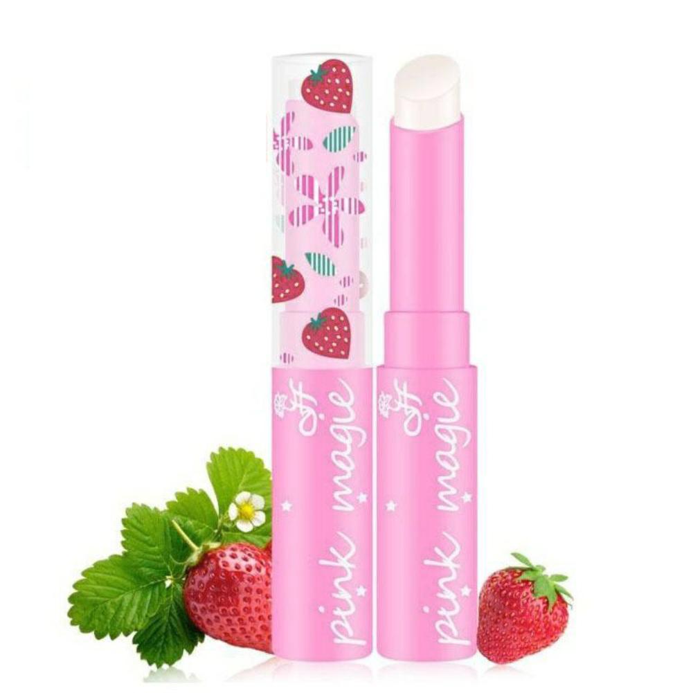 Strawberry Lip Balm Temperature Changing Color Moisturizer Balm Lipstick Long-Lasting Nourishment Protects The Lips Hot TSLM1