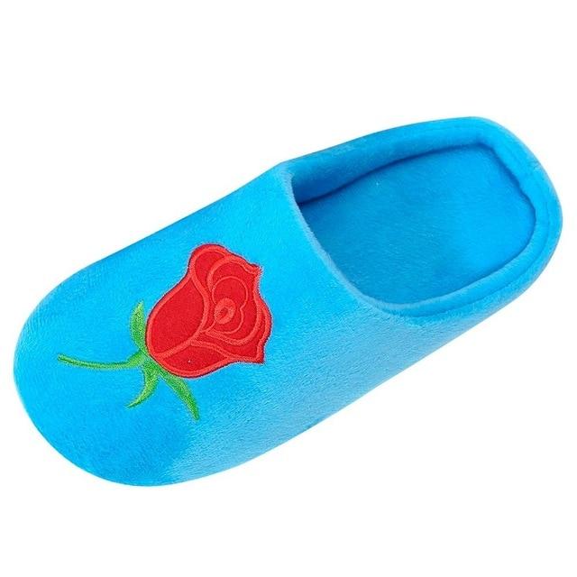 Dropship Shoes Slipper Womens Men Home Fluffy House Winter Warm Slippers