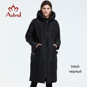 Astrid 2019 Winter new arrival down jacket women loose clothing outerwear quality with a hood fashion style winter coat AR-7038