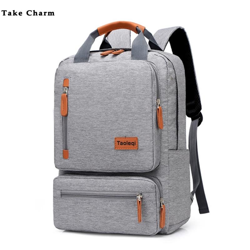 Casual Business Men Computer Backpack Light 15.6-inch Laptop Bag