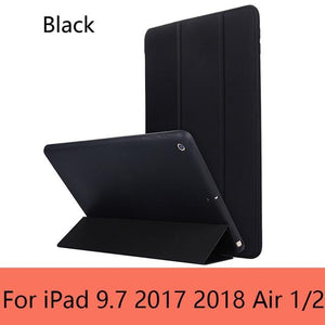 Case For IPad Air 2 3 9.7 Pro 10.5 Case Cover For IPad Air 2 1 2018 2017 2019 Soft Silicone PU Leather Cover Auto Sleep