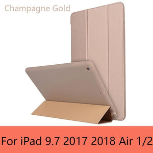 Case For IPad Air 2 3 9.7 Pro 10.5 Case Cover For IPad Air 2 1 2018 2017 2019 Soft Silicone PU Leather Cover Auto Sleep