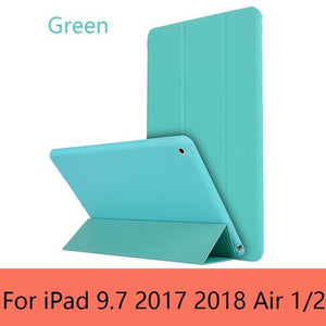 Case For IPad Air 2 3 9.7 Pro 10.5 Case Cover For IPad Air 2 1 2018 2017 2019 Soft Silicone PU Leather Cover Auto Sleep