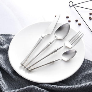 Stainless Steel Cutlery Set Gold Dinnerware Set Western Food Cutlery