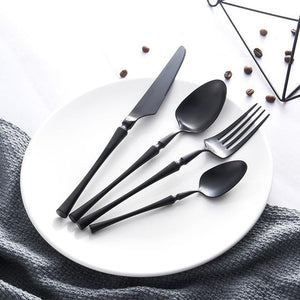 Stainless Steel Cutlery Set Gold Dinnerware Set Western Food Cutlery