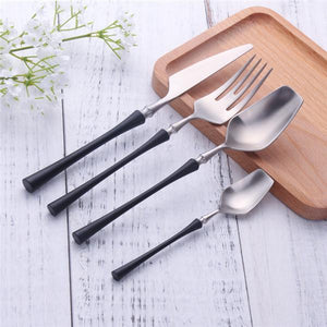 Stainless Steel Cutlery Set Gold Dinnerware Set Western Food Cutlery