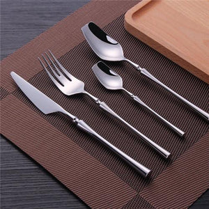 Stainless Steel Cutlery Set Gold Dinnerware Set Western Food Cutlery