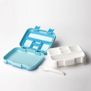 MICCK Portable Lunch Box For Kids With Compartment New Cartoon Microwavable Bento Box Leakproof Food Container Gift Tableware