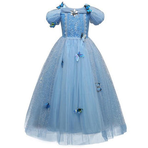 5 6 7 8 9 10 Years Girls Dress Halloween Cosplay Sleeping Beauty Princess Dresses