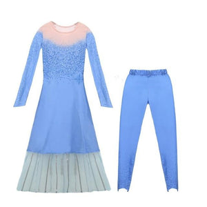 5 6 7 8 9 10 Years Girls Dress Halloween Cosplay Sleeping Beauty Princess Dresses