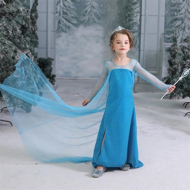 5 6 7 8 9 10 Years Girls Dress Halloween Cosplay Sleeping Beauty Princess Dresses